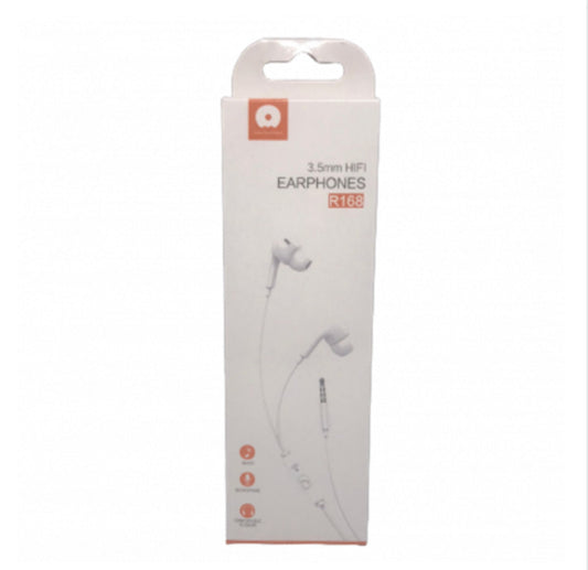 Ecouteurs Kit Main libre Jack 3,5mm Blanc (WUW-R168)