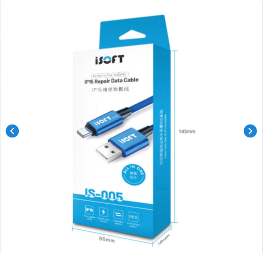 Câble de Récupération de Données iSoft USB-C vers USB