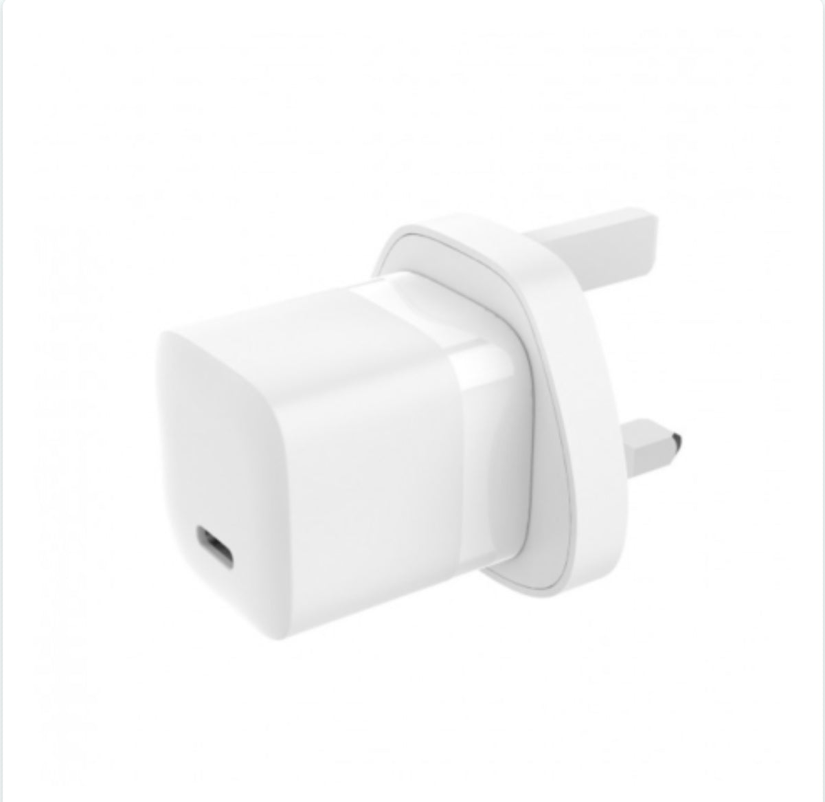 Adaptateur Secteur USB 5W PCF-001 Blanc - Vrac - Version UK