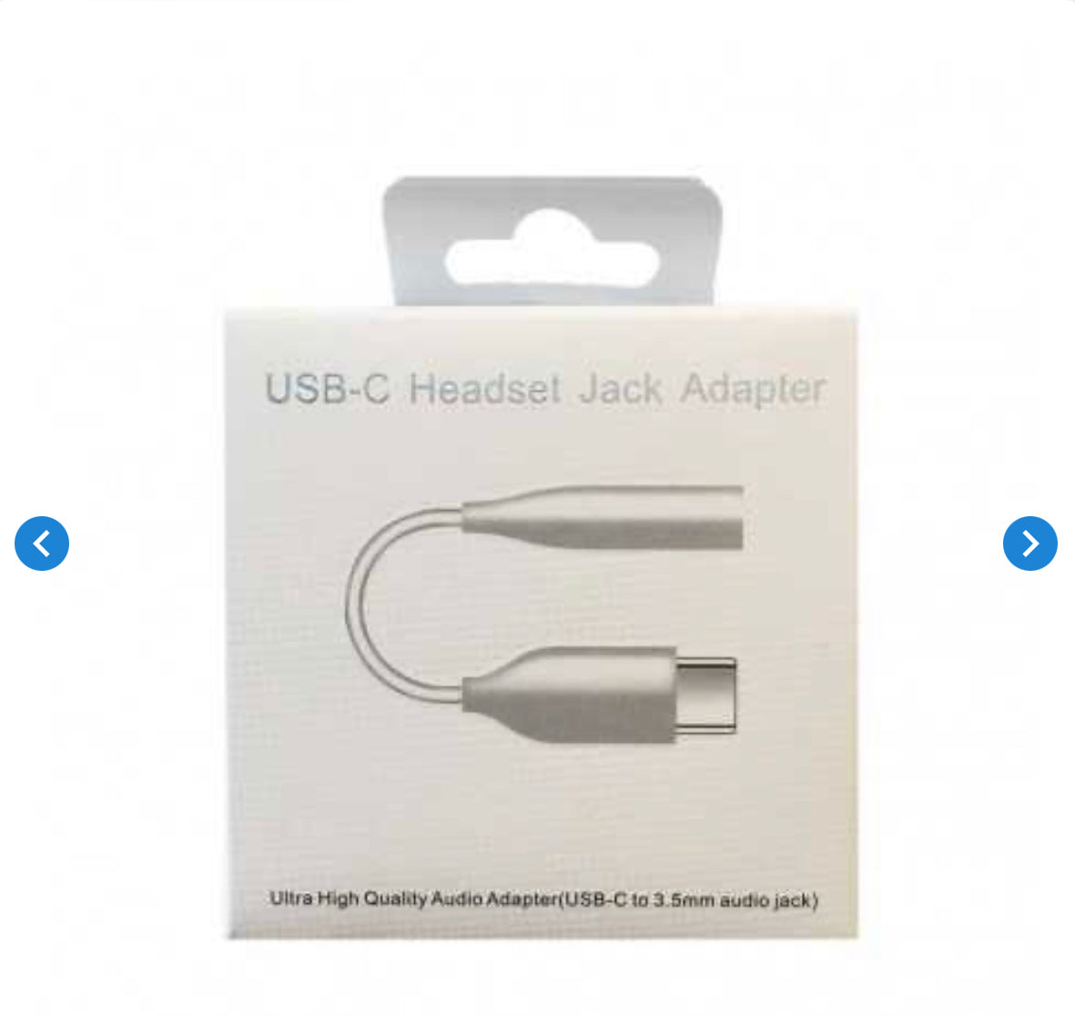 Adaptateur écouteur Type-C / Jack 3.5mm Câble Stéréo (Compatible)