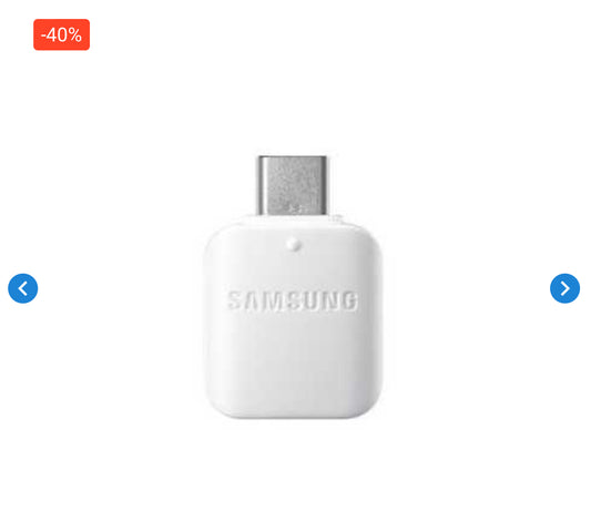 Adaptateur Type-C / USB OTG SAMSUNG Blanc - Vrac (Origine)