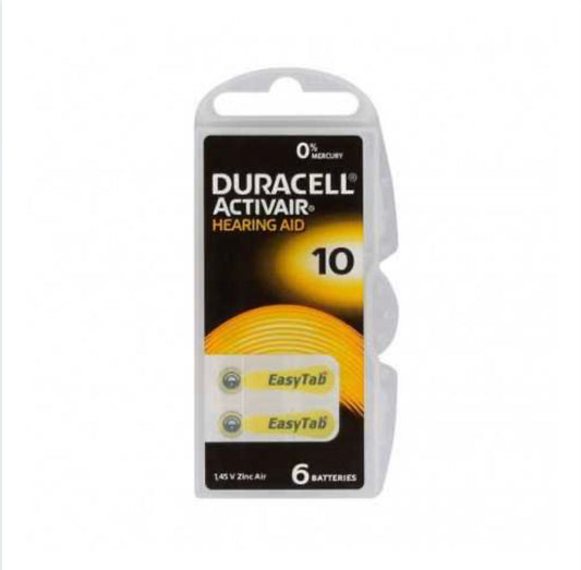 Pile ActiveAir DA10 Duracell x 6pcs