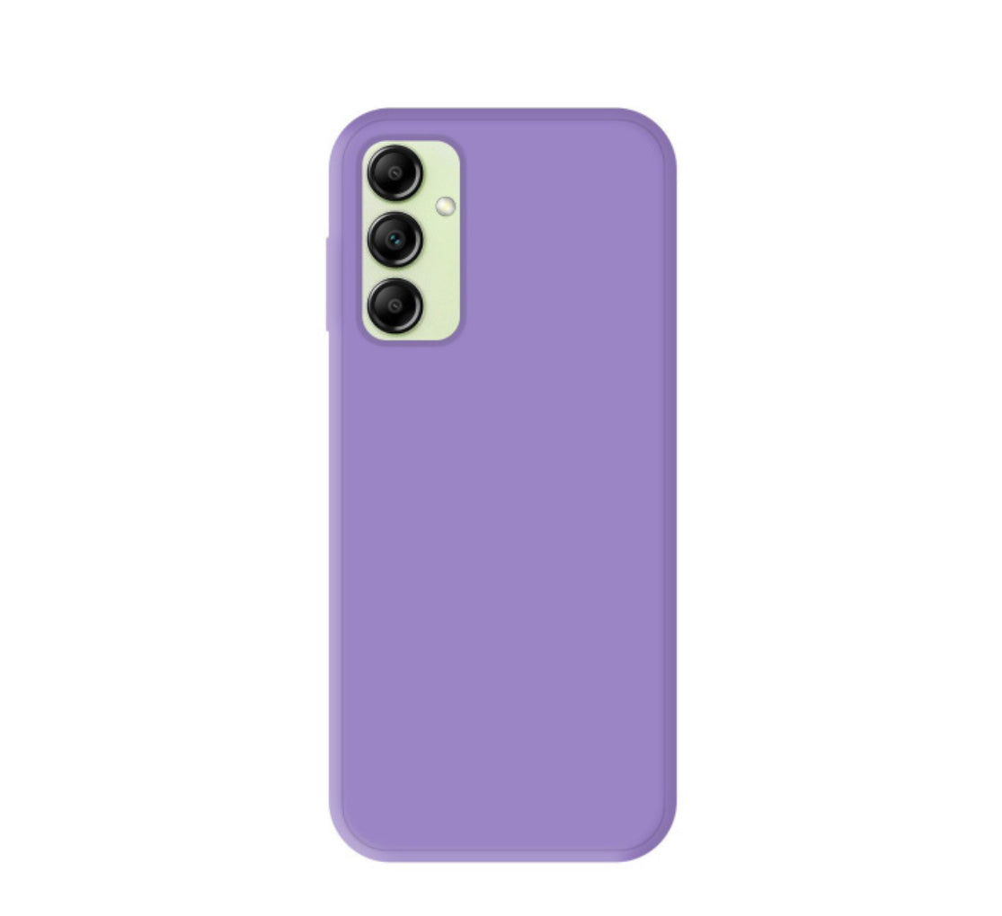 Coque silicone unie mat Violet Samsung