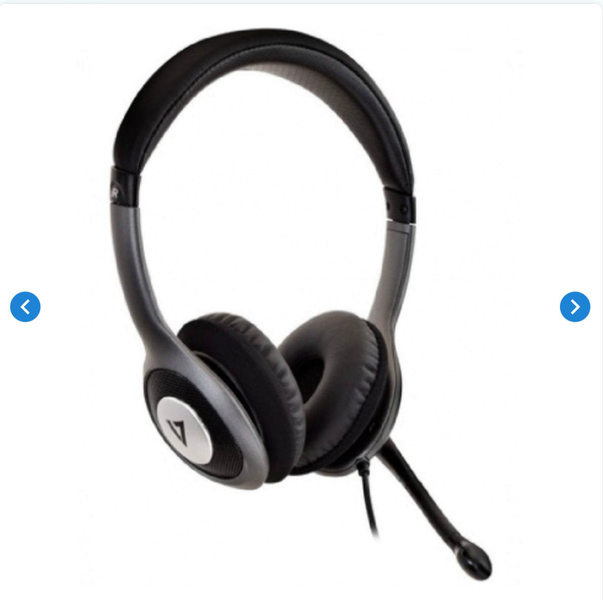 Casque Audio USB Deluxe stéréo V7 - Noir