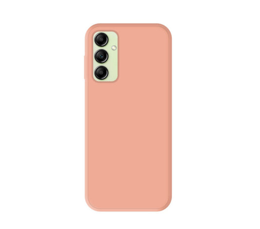 Coque silicone unie mat Rose pâle Samsung