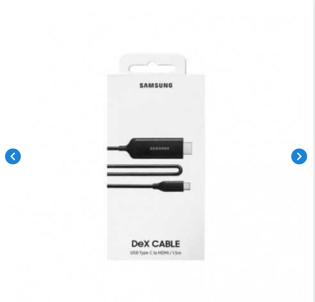 Câble HDMI/USB-C pour mode Dex et Screenmirroring - Noir - 1.5m - EE-I3100FBEGWW - Retail Box (Samsung) Originale