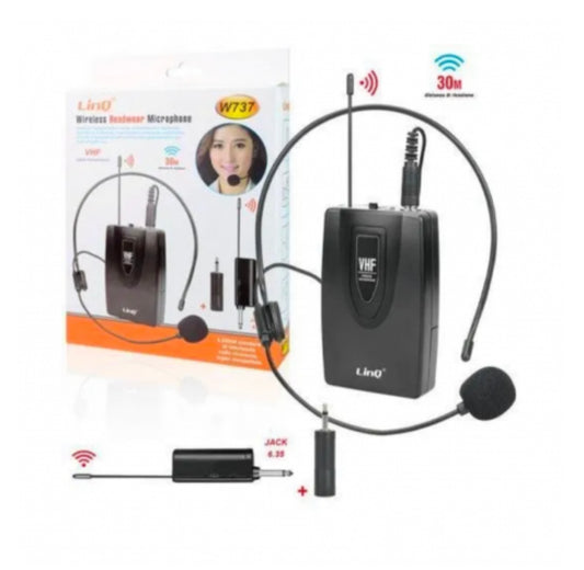 Microphone-casque de tête sans fil Wireless Headwear Microphone LinQ W737