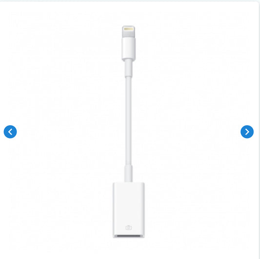 Adaptateur Lightning vers USB - Retail Box (Apple) Originale