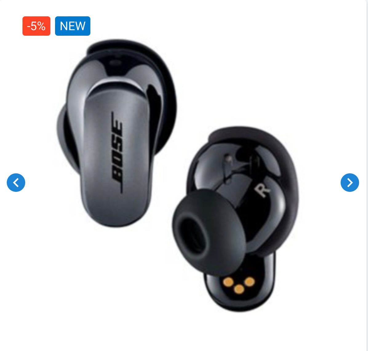 Écouteurs Bluetooth Bose QuietComfort Ultra Earbuds - Noir