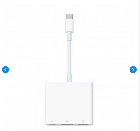 Adaptateur USB-C / HDMI + USB + USB-C (Apple)