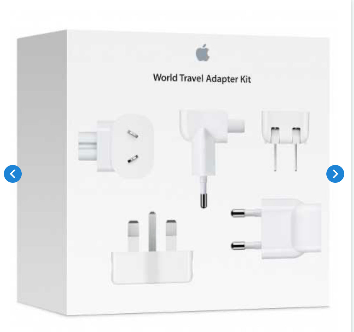 Adaptateur Kit de voyage (Apple) Originale