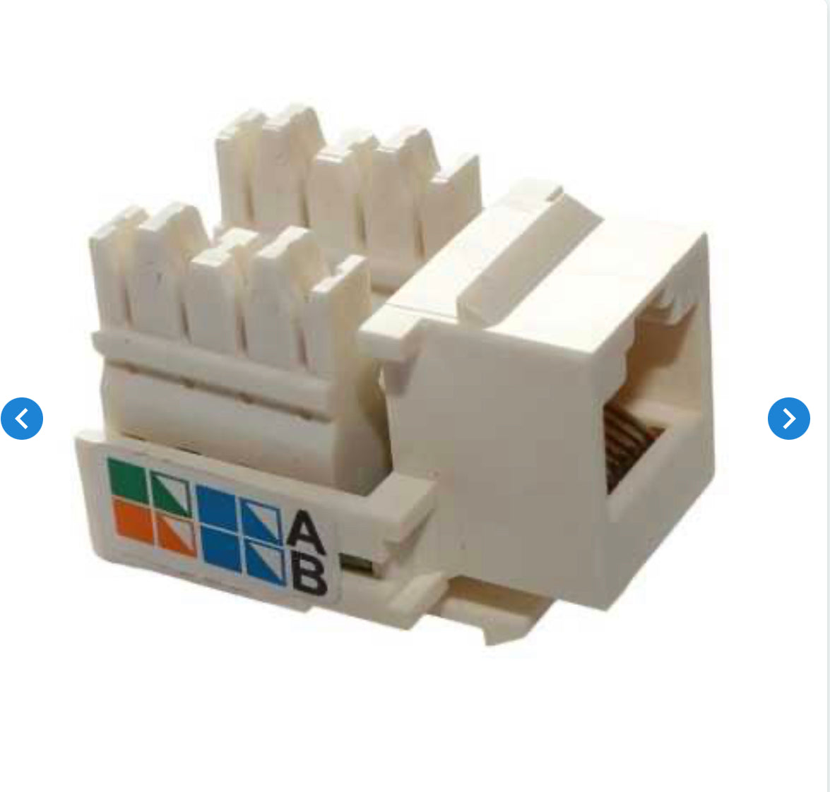 Adaptateur de connecteur de module de prise RJ45 Cat6 Cat5E Keystone sans Outil