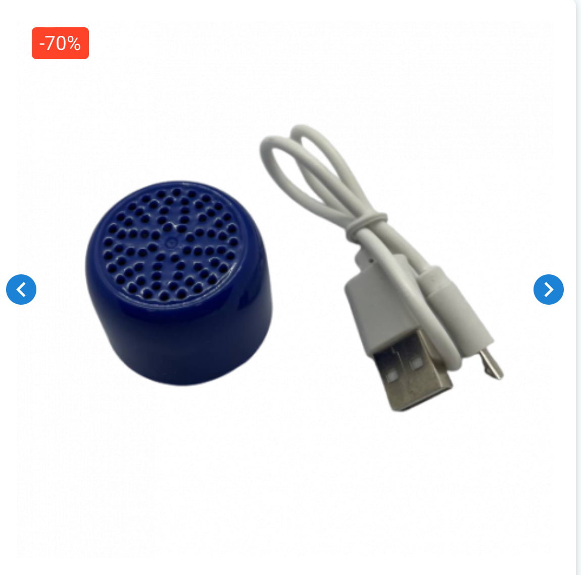 Mini Enceinte Bluetooth 2W / 180mAh - Pixika 142900 - Bleu