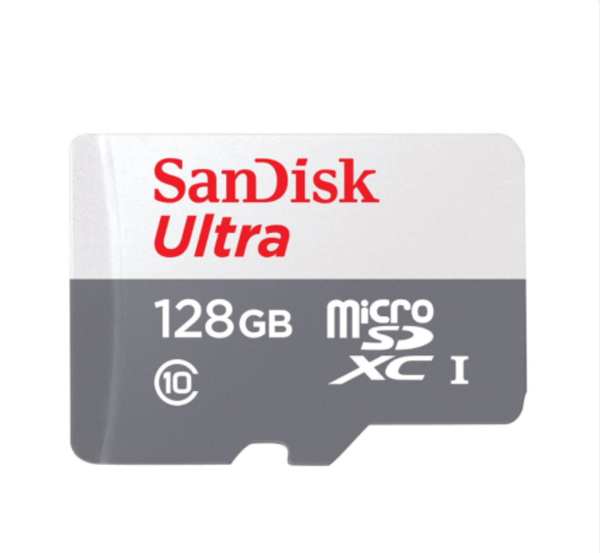 Carte Mémoire Flash Micro SDXC SanDisk Ultra 128 Go UHS-I Classe 10