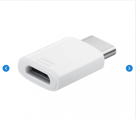 Adaptateur Micro USB/Type-C Samsung Blanc - Retail Box Originale