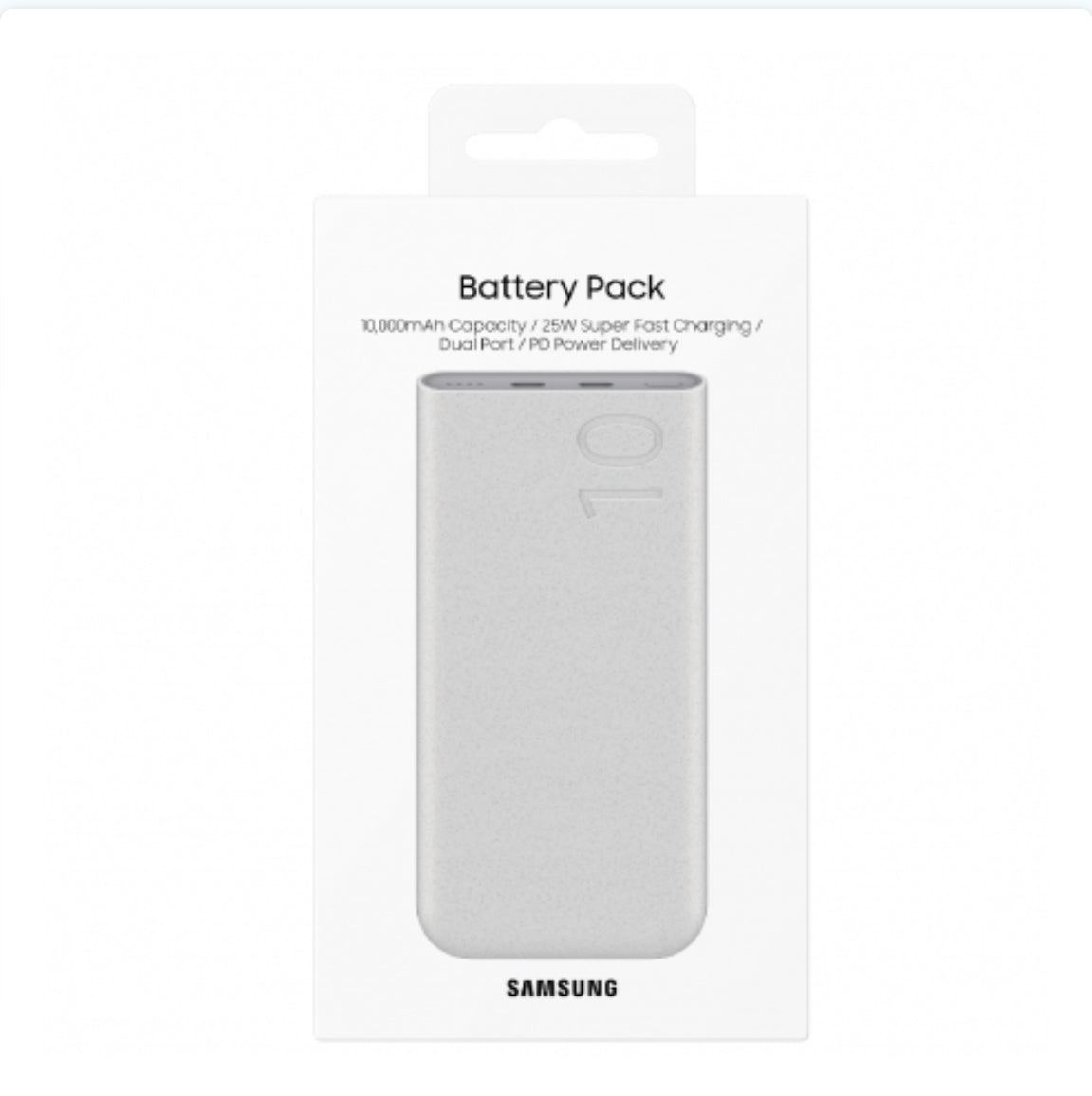 Power Bank 10000mAh Samsung - PD 25W - Blanc