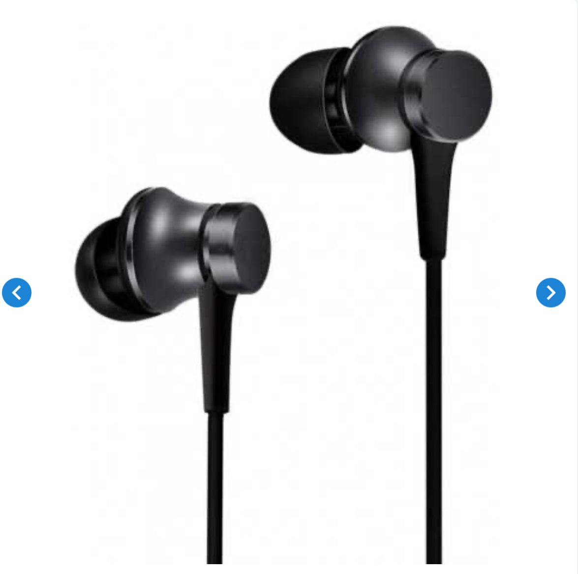 Ecouteurs Kit Main Libre In-Ear Headphones Basic Noir