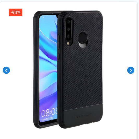 Coque Souple ADEQWAT pour Huawei P30 Lite/XL Noir