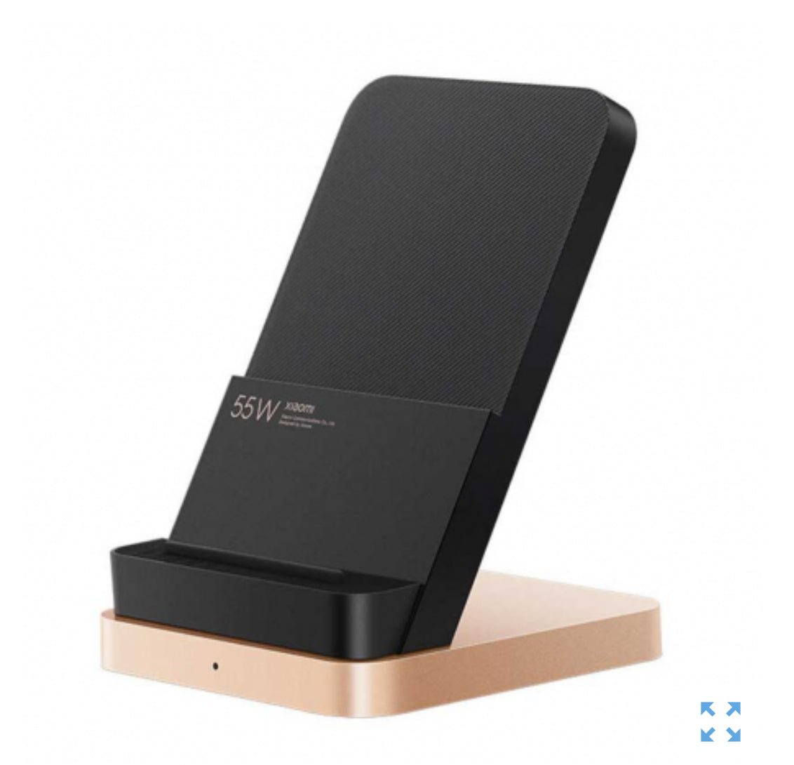 Support Magnétique De Téléphone Portable Chargeur Sans Fil Xiaomi 50W - Noir/Or