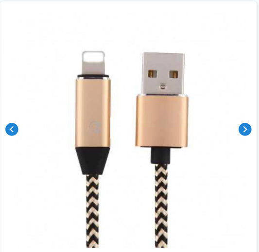 Câble USB / Lightning - 1M avec Adaptateur Chargeant et écoutant de la musique (Compatible)