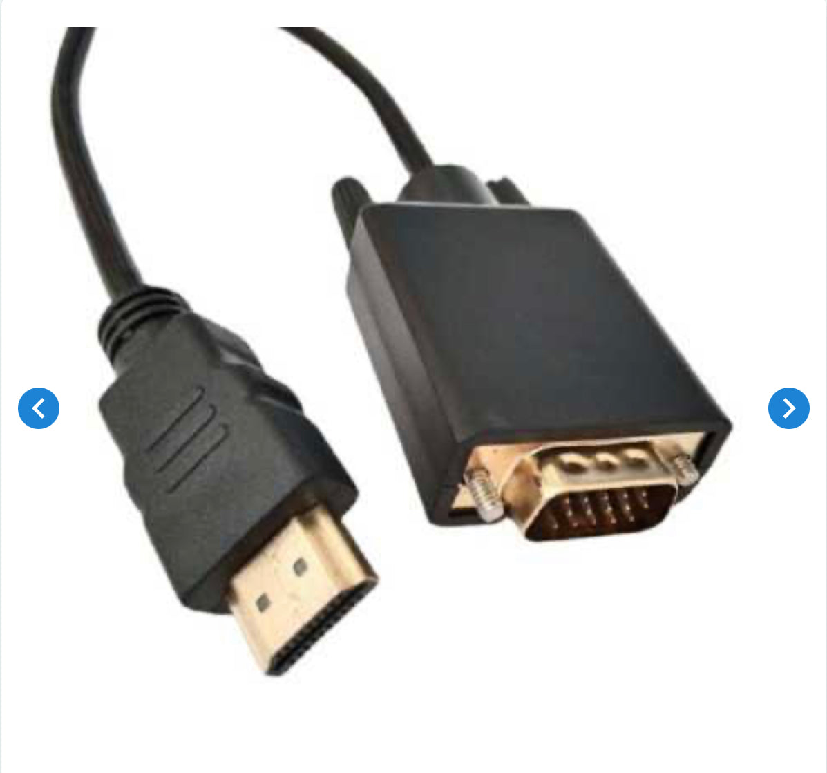 Câble HDTV/HDMI vers VGA avec Puce intégrée - 1.8M