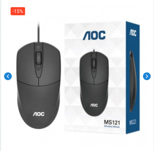 Souris Filaire USB AOC Ms121 - Noir