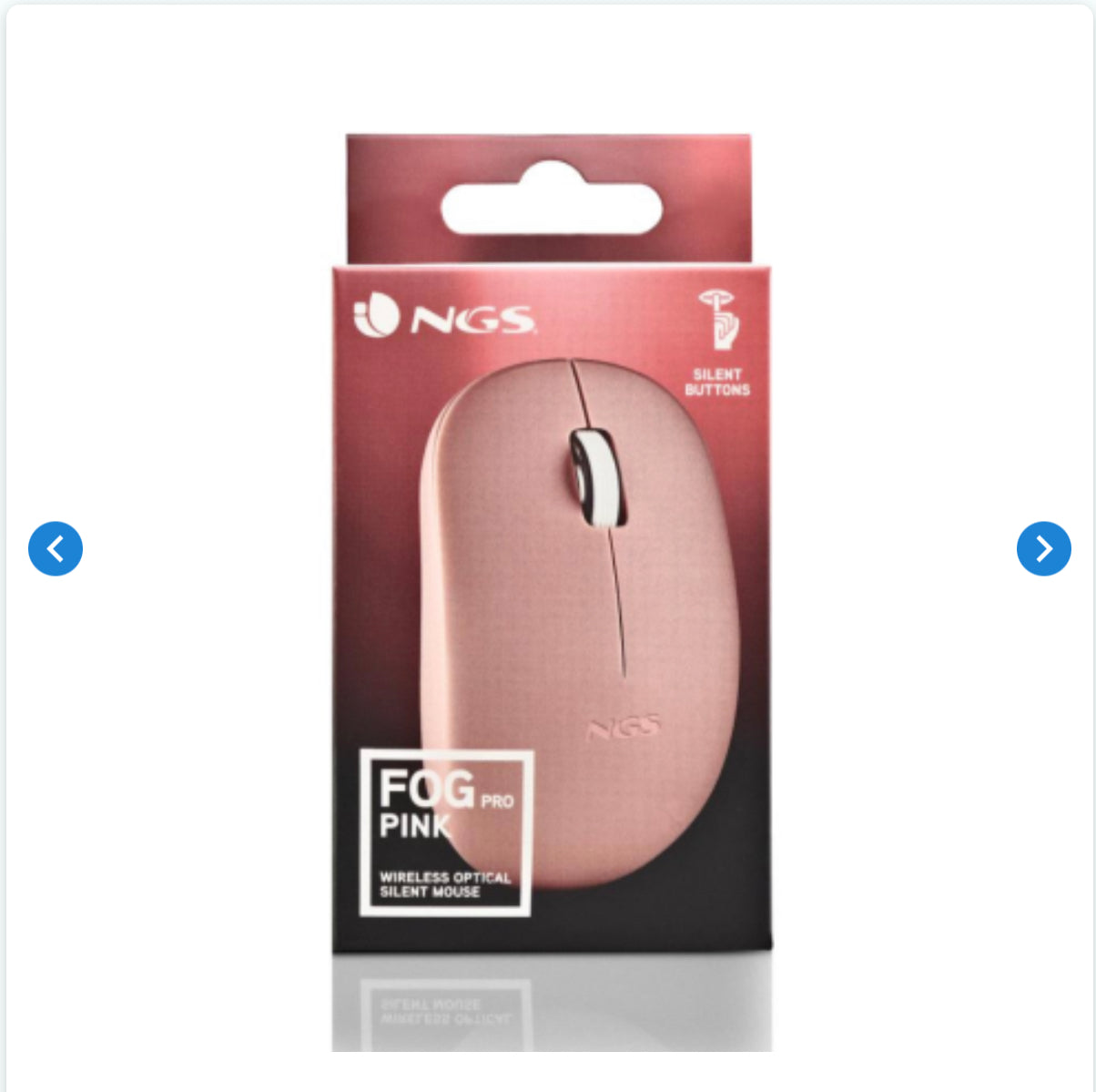 Souris Sans Fil NGS Fog Pro 2.4 GHZ - Rose