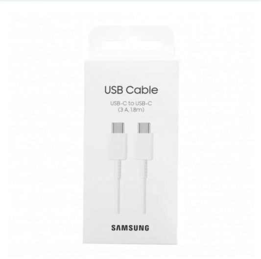 Câble Type-C / Type-C Samsung EP-DX310JWEGEU 3A - 1.8M - Retail Box (Origine)