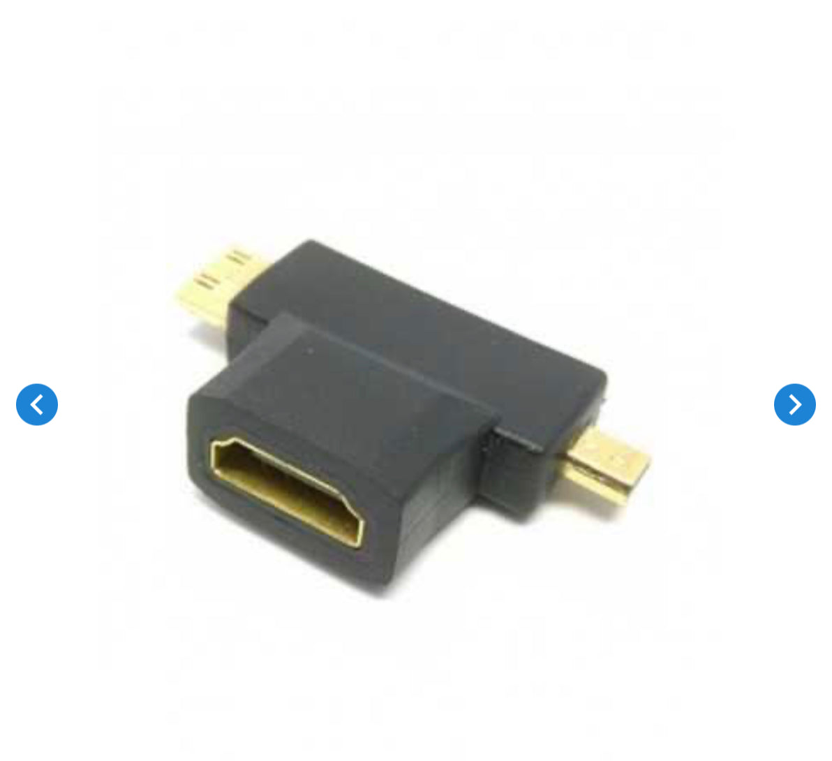 Adaptateur HDMI Femelle / Mini E Micro et Mini HDMI Mâle LinQ HF-103