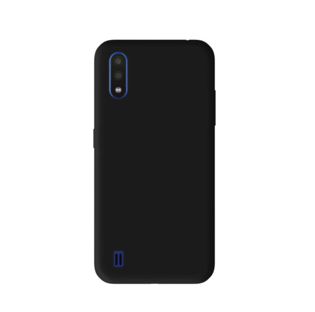 Coque silicone unie mat Noir Samsung