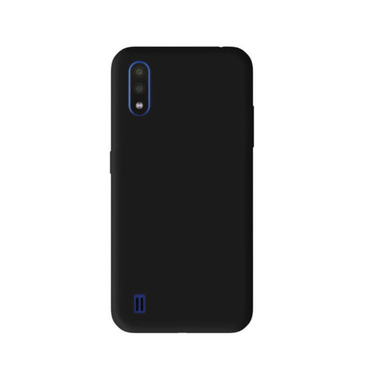 Coque silicone unie mat Noir Samsung