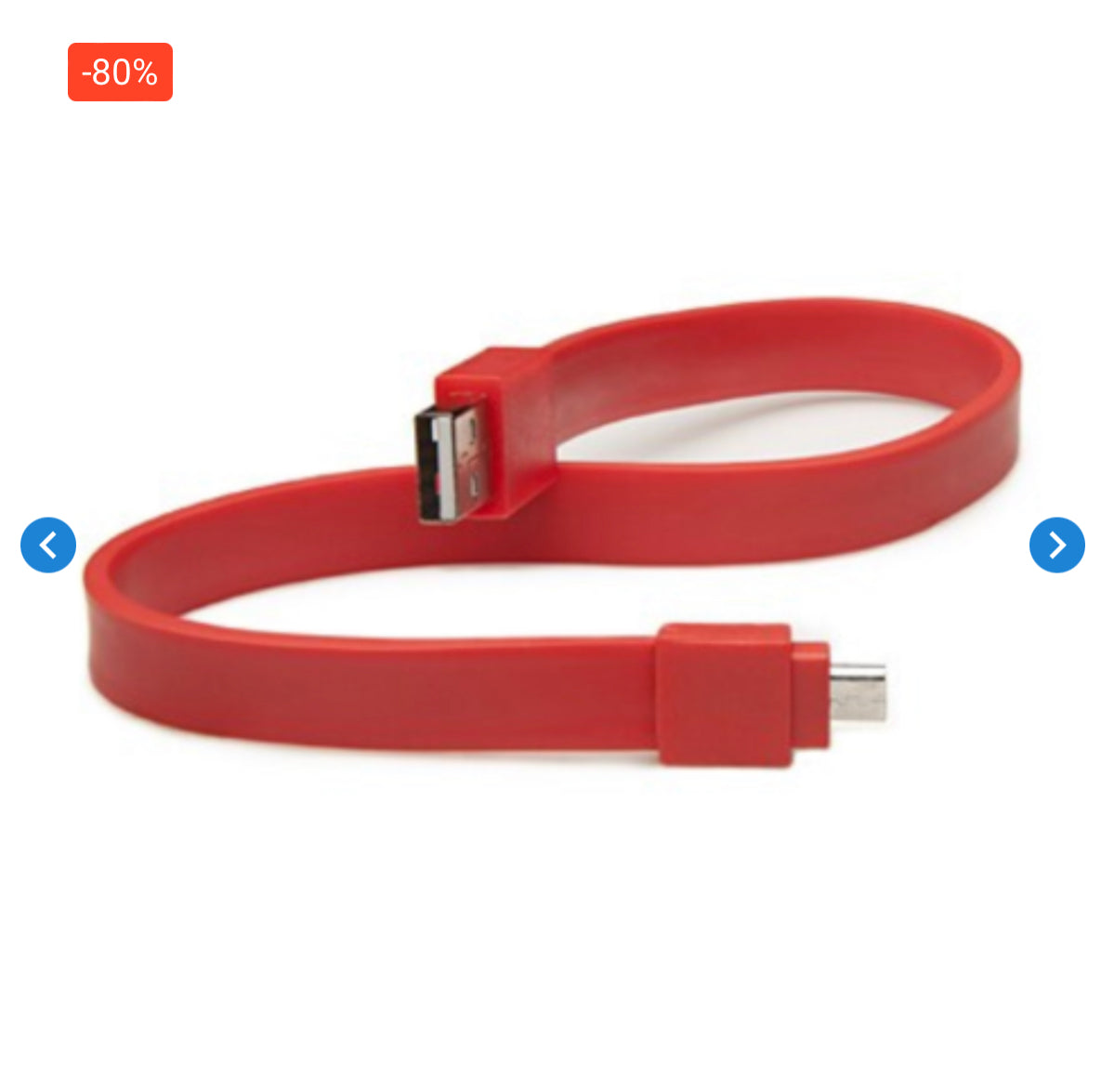 Câble USB / Micro USB TYLT 0.6M - Rouge