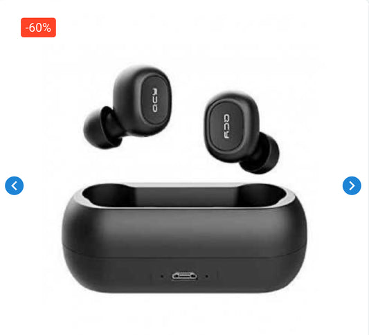 Écouteurs Bluetooth QCY Headsets T1C Noir