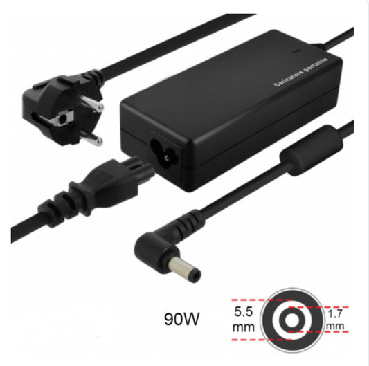 Chargeur Secteur PC Acer 90W / 19V 4.74A Embout 5.5*1.7mm