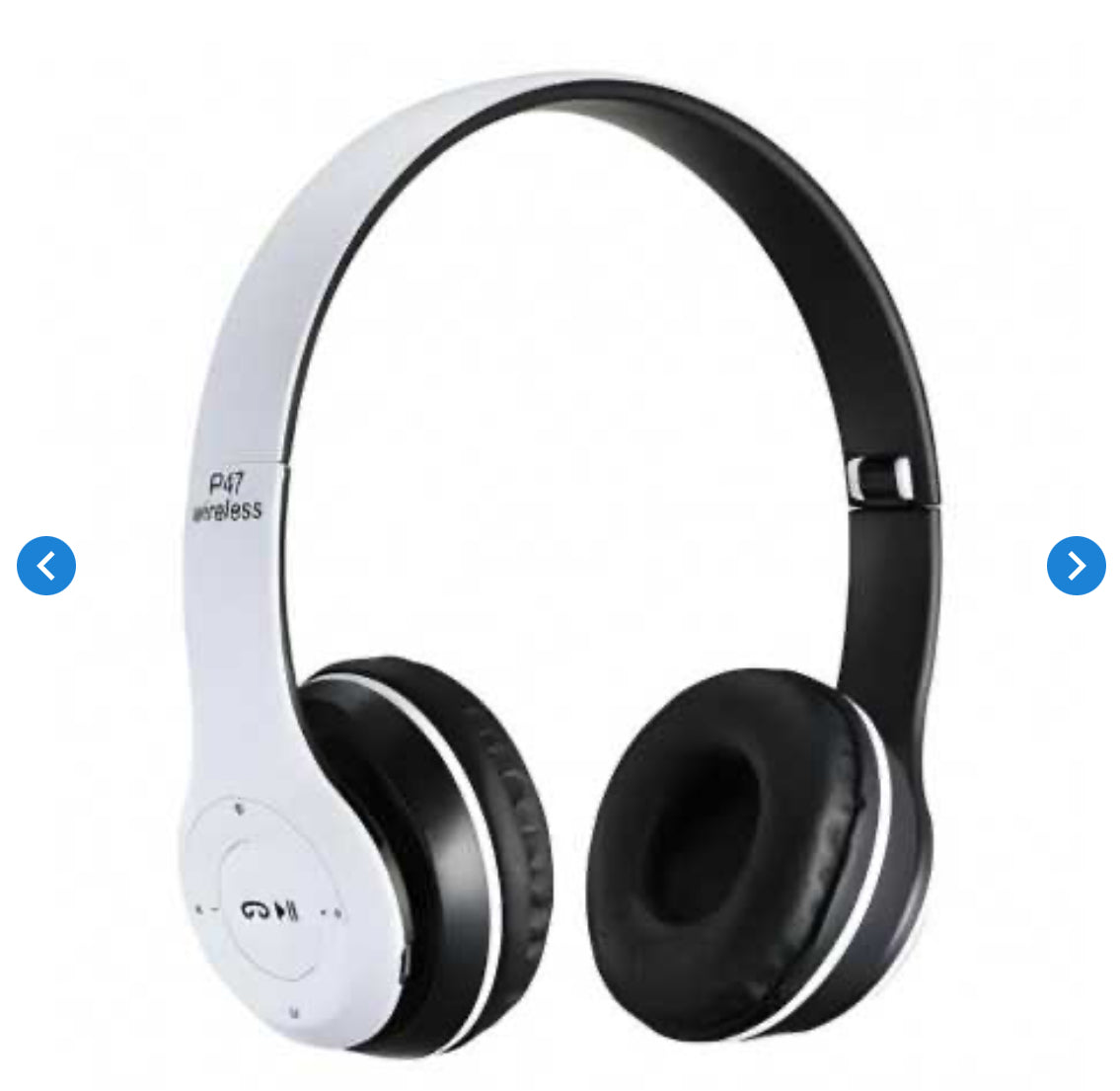 Casque Stéréo Bluetooth P47 - Blanc