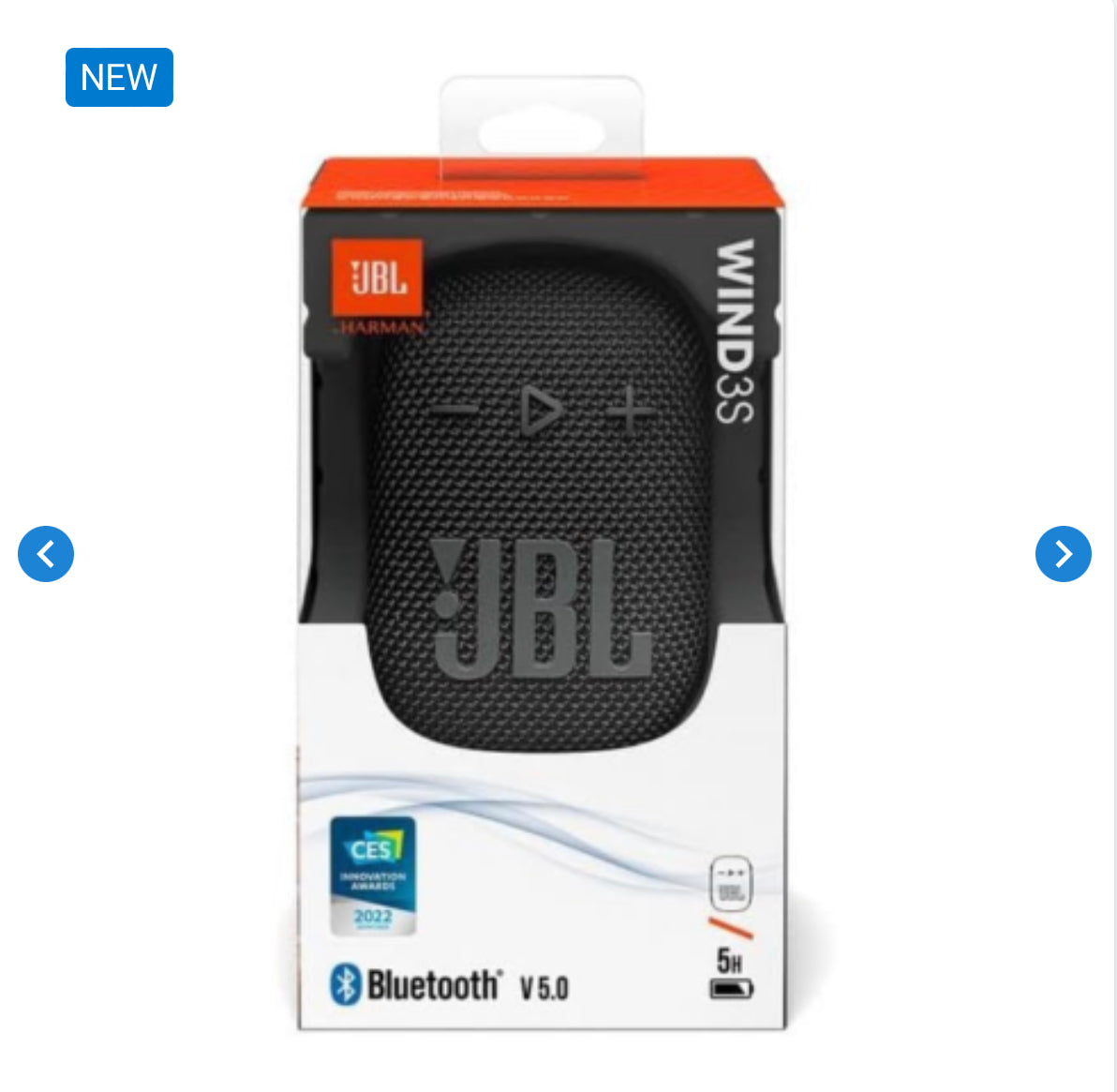 Enceinte Bluetooth Portable JBL Wind 3S Noir