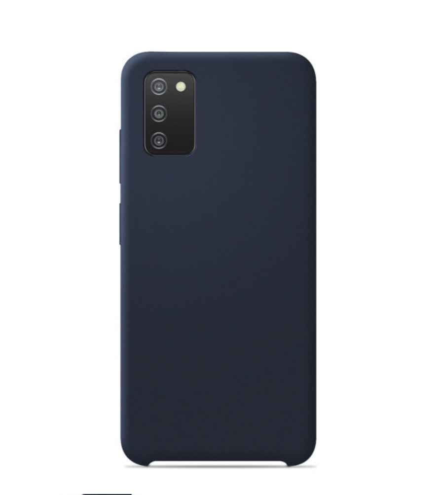 Coque Silicone unie soft Touch Bleu Nuit Samsung