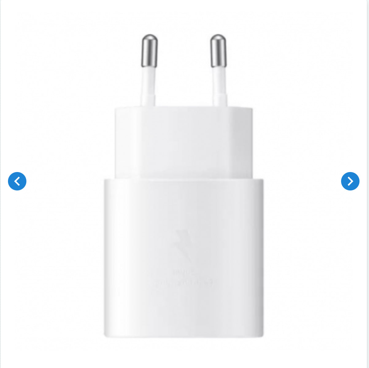 Adaptateur Secteur Type C Ultra Rapide 25W - Samsung EP-TA800EWE - Blanc (VRAC)