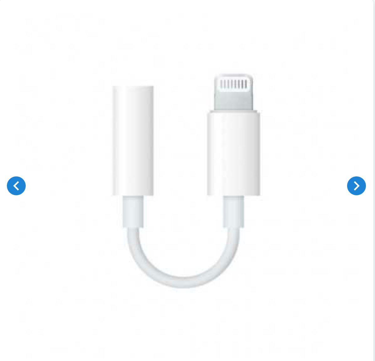 Adaptateur Lightning / Jack 3,5 mm - MMX62ZM/A - Vrac (Apple) Originale