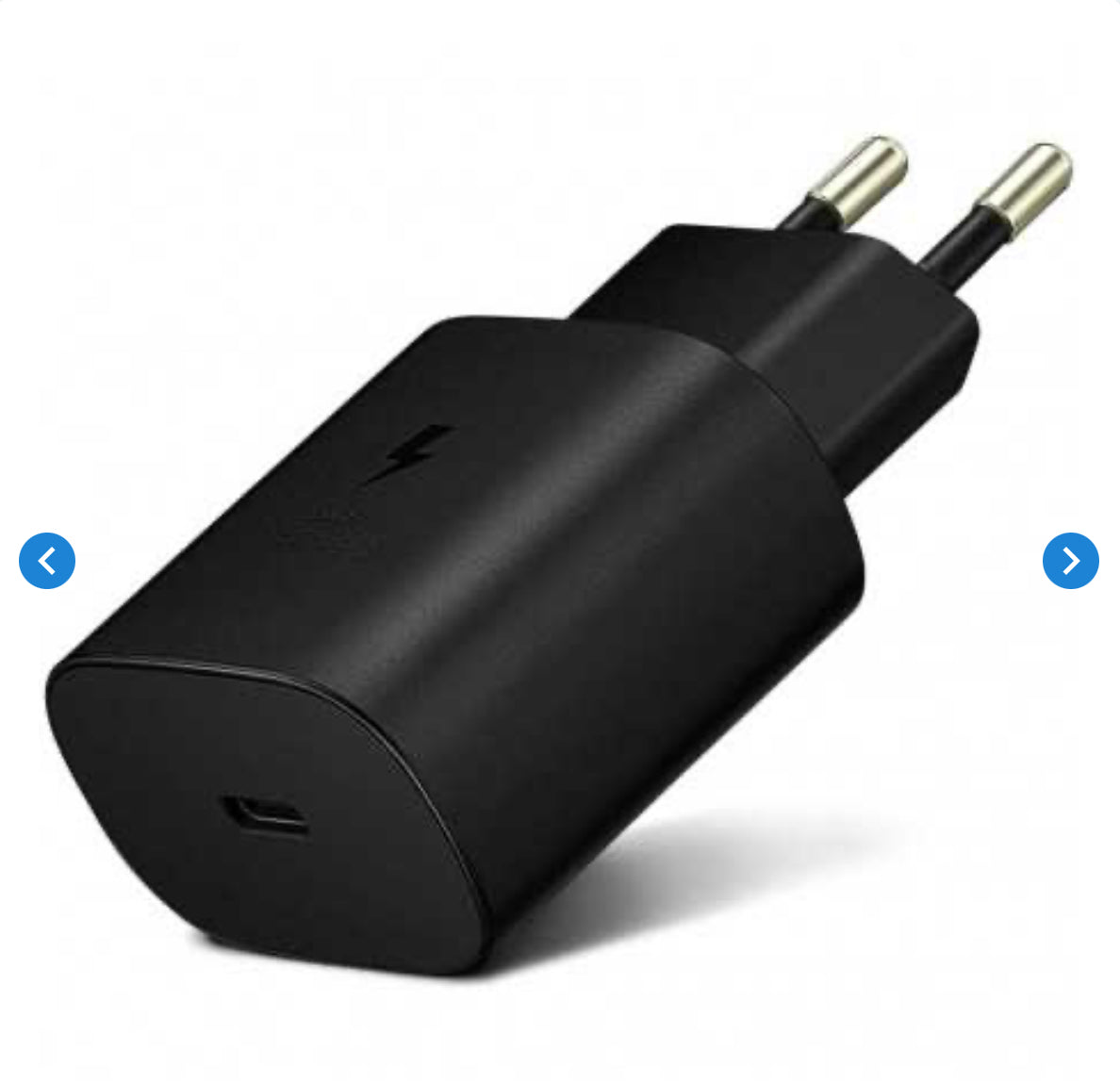 Adaptateur Secteur USB Type-C Samsung 25W Noir EP-T2510NBEGWW - Retail Box (Origine)