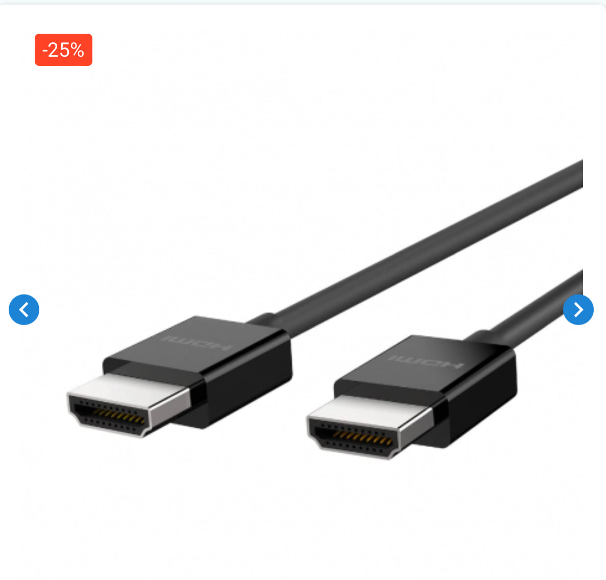 Câble HDMI Mâle / HDMI Mâle 4K - 1.8M BELKIN