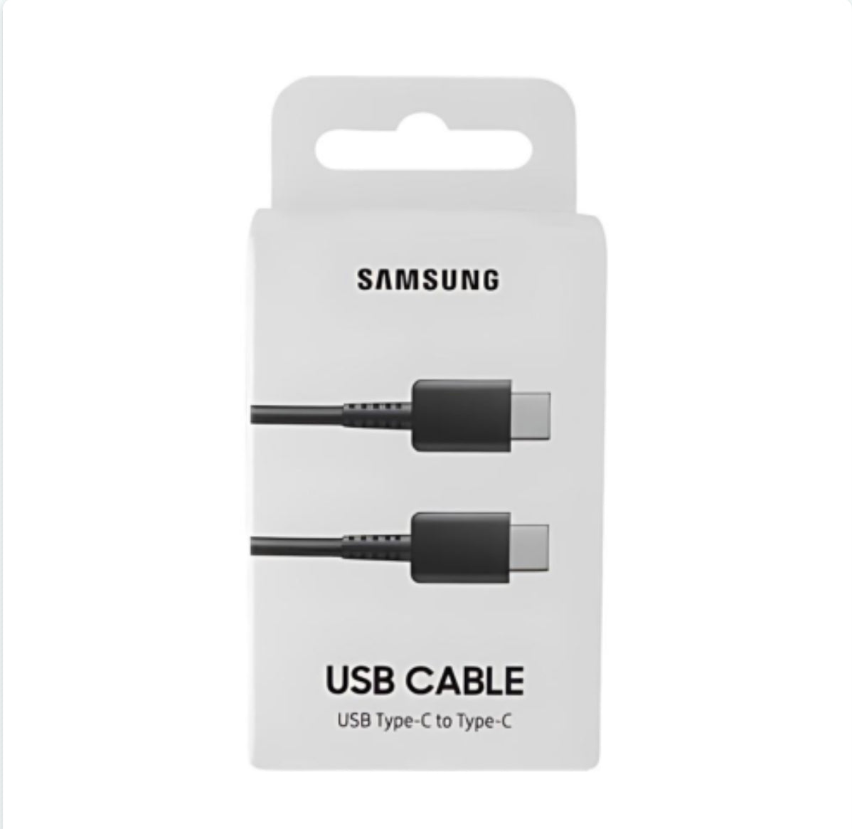 Câble Type-C / Type-C Samsung EP-DA705BBEGWW - 1M - Noir - Retail Box (Origine)