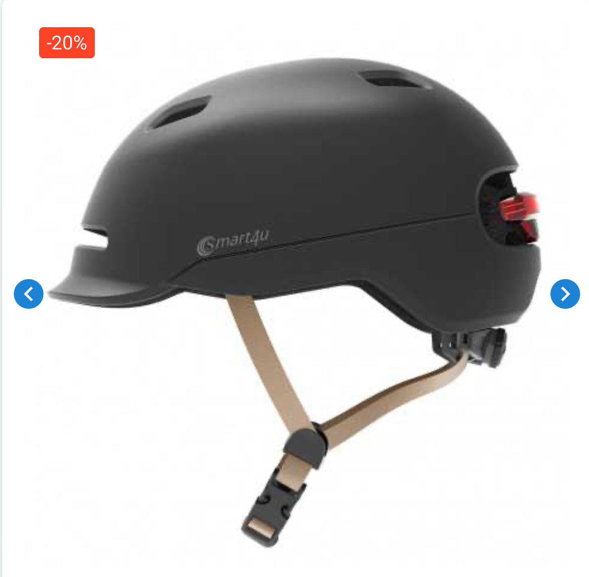 Casque Xiaomi pour Trottinette Scooter Vélo - Phares LED Automatiques