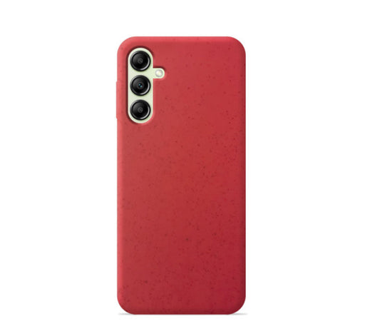 Coque silicone unie biodégradable Rouge Samsung