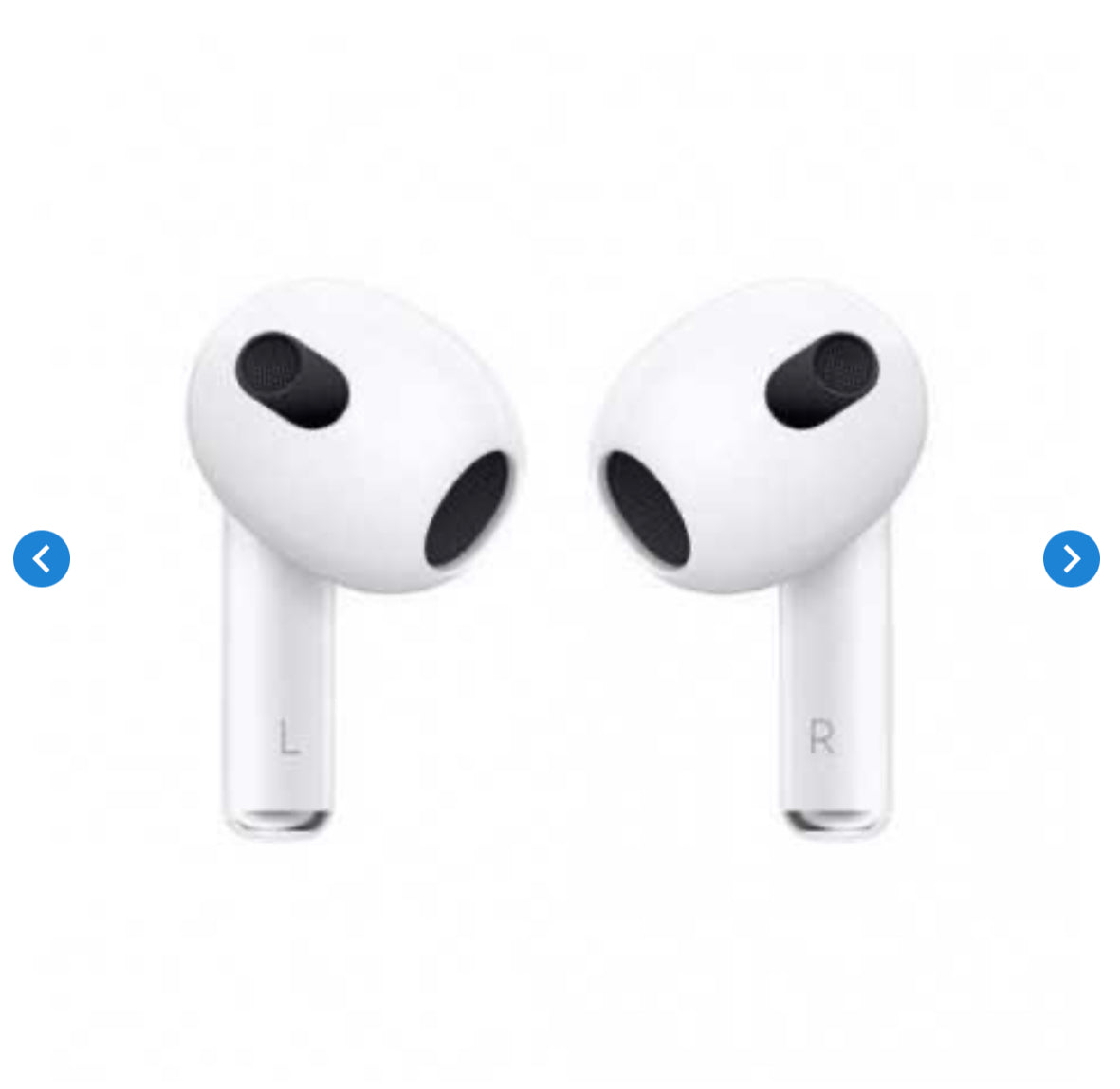 AirPods 3 2022 avec Boîtier de charge Lightning - Retail Box (Apple)