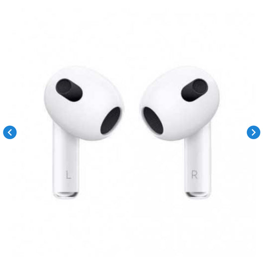 AirPods 3 2022 avec Boîtier de charge Lightning - Retail Box (Apple)