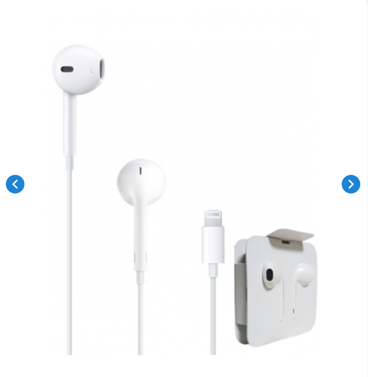 Ecouteurs Kit Main Libre Lightning EarPods - Vrac (Apple)