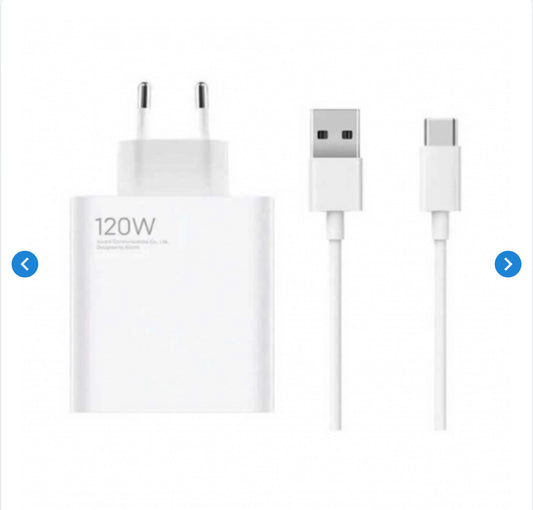 Kit Chargeur Câble USB / Type-C Xiaomi 120W Charging Combo