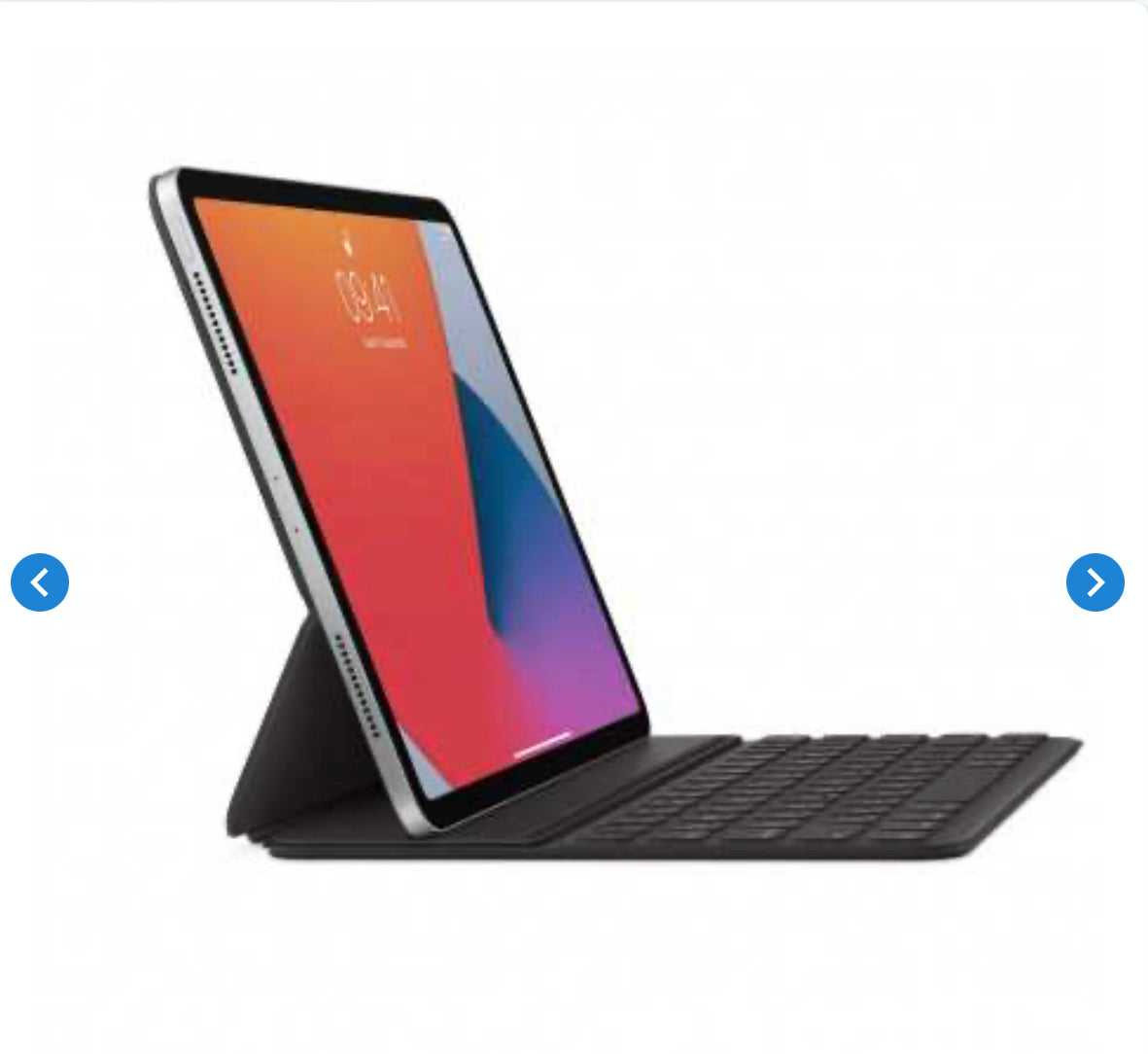 Housse/Clavier Smart Keyboard Folio pour iPad Pro 11" (1/2 génération) - QWERTY (Apple) - Comme Neuf