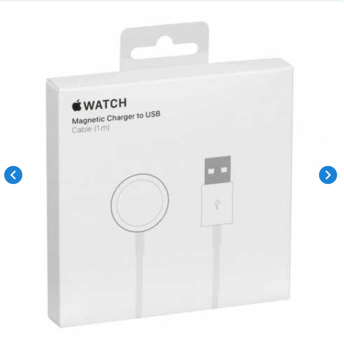 Câble USB / Charge Magnétique pour Apple Watch - 1M - Retail Box (Apple)